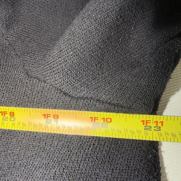 MK MICHAEL KORS Hoodie Jacket Women's 1X Plus V-Neck Pullover Cotton Blend Black - Picture 5 of 7